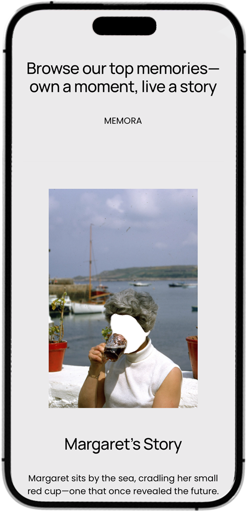Memora — browse screen