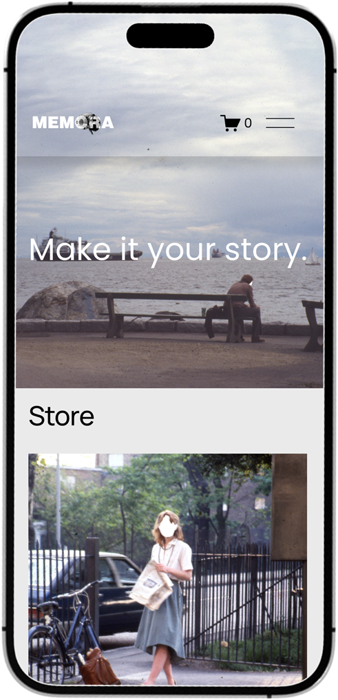 Memora — store screen
